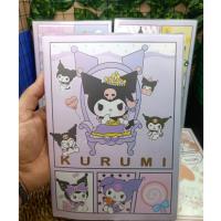 Sanrio Kawaii Kuromi Hello Kitty My Melody Büyük Boy Kendinden Şeffaf Kılıflı Defter 1adet