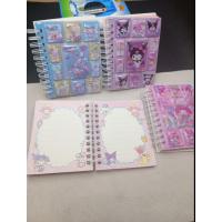 Sanrio Kawaii Kuromi My Melody Cinna Içi Sulu Kapaklı Mini Defter Okul Öncesi Öğrenci Hediyesi 1adet