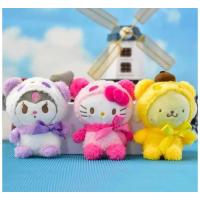 sanrio kawaii kuromi my melody cinnamoroll hello kitty peluş anahtarlık yumuşacık sevimli 1adet