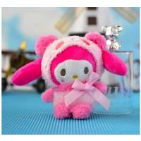sanrio kawaii kuromi my melody cinnamoroll hello kitty peluş anahtarlık yumuşacık sevimli 1adet