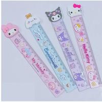 Sanrio Kawaii Kuromi My Melody Lüx Cetvel Rengarenk Okul Öncesi Sevimli Hediyelik Cetveller
