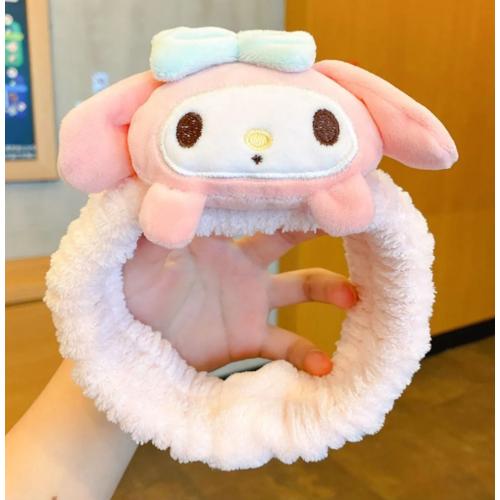 sanrio kawaii my melody figürlü saç bandanası güzel şık büyük figürlü bandana hediyelik