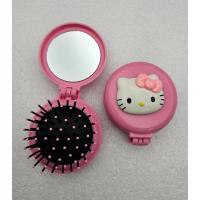 Sanrio Kawaii Pembe Hello Kitty Aynalı Tarak Kapaklı Mini Çep Ayna Ve Tarak Lüx Hediyelik Ürünler