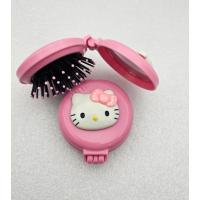 Sanrio Kawaii Pembe Hello Kitty Aynalı Tarak Kapaklı Mini Çep Ayna Ve Tarak Lüx Hediyelik Ürünler