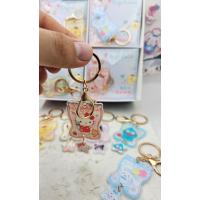 sanrio kawaii şeffaf baskılı parıltılı sevimli anahtarlık çanta süsü hediyelik model seçenekli 1adet