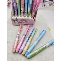sanrio kawaii stick kalem silgi basmalı otomatik kalem silgi okul öncesi sevimli hediyelik 1adet