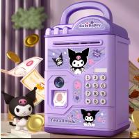 Sanrio kromi Kasa Şeklinde Elektronik Şifreli Atm Kasa Kumbara müzikli hediyelik