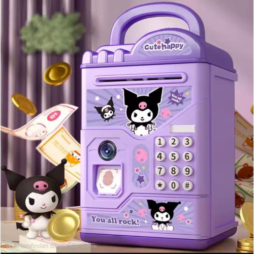 Sanrio kromi Kasa Şeklinde Elektronik Şifreli Atm Kasa Kumbara müzikli hediyelik