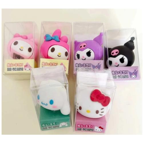 Sanrio Kromi My Melodi Figürlü Kalemtıraş 3 Boyutlu Figür Ve Kalemtıraş Hediyelik 1adet