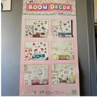sanrio kuromi büyük boy duvar sticker çıkartmaları kuromi süsleme çocuk odası eğlence dekor