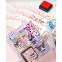Sanrio Kuromi Cinnamoroll Hello Kitty My Melodi Melody Pompompurin Little Twins Star Damga Mühür