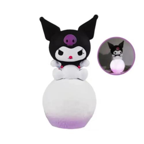 Sanrio kuromi figür ay gece lambası başucu mini pilli ay lamba masaüstü figür hediyelik