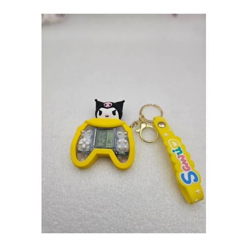 Sanrio kuromi Figürlü Sevimli Tetris Oyunlu Anahtarlık Oyuncak Tetris Oyunları