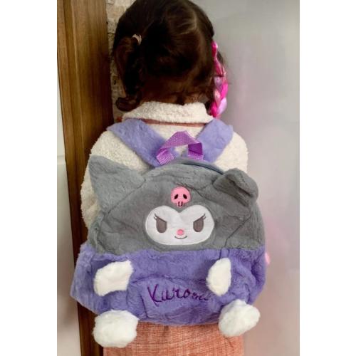 Sanrio Kuromi Peluş Anaokulu Kreş Çantası lüx kaliteli figür çanta