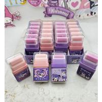 sanrio kuromi silindirli silgi silindir ile temizleyeci kurumili silgi okul öncesi hediyelik 1adet