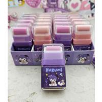 sanrio kuromi silindirli silgi silindir ile temizleyeci kurumili silgi okul öncesi hediyelik 1adet
