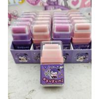 sanrio kuromi silindirli silgi silindir ile temizleyeci kurumili silgi okul öncesi hediyelik 1adet