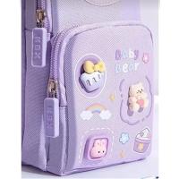 sanrio mor figürlü çok bölmeli geniş kapasiteli kanvas kalemlik çanta cüzdan okul öncesi sevimli hediyelik