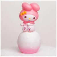 Sanrio my melody figür ay gece lambası başucu mini pilli ay lamba masaüstü figür