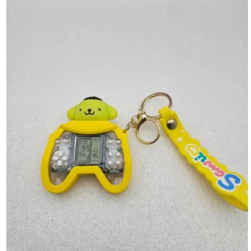 sanrio ponpopurin figürlü sevimli tetris oyunlu anahtarlık oyuncak tetris oyunları oyuncak 