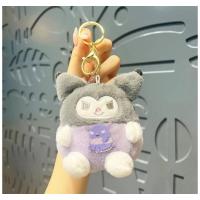 Sevimli Hello Kityy Kawii Sanrio Kuromi Araba Çanta Süsü Mini Bozuk Para Cüzdanı Aksesuar anahtarlık