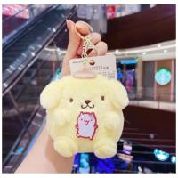Sevimli Hello Kityy Kawii Sanrio Kuromi Araba Çanta Süsü Mini Bozuk Para Cüzdanı Aksesuar anahtarlık