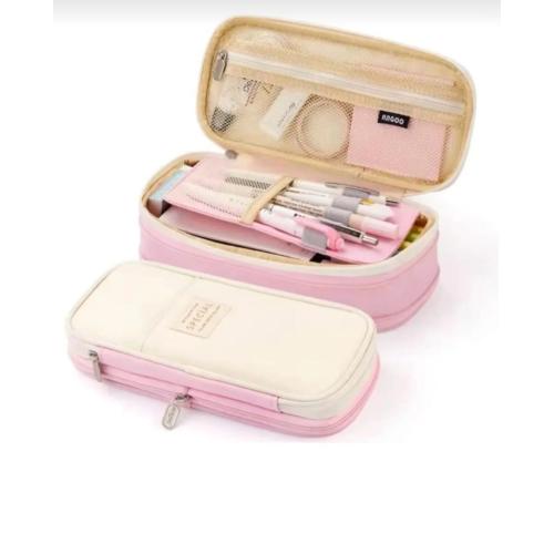 Special Büyük Kapasiteli Kanvas Kalemlik cüzdan çanta sevimli kaliteli modeller Pembe