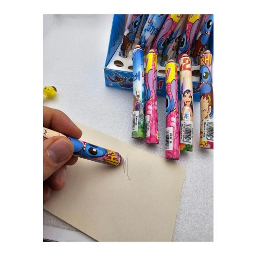 Stitch Figür Baskılı Stick Büyük Boy Kalem Silgi Sevimli Lüx Silgiler Okul Öncesi Hediyelik 1adet