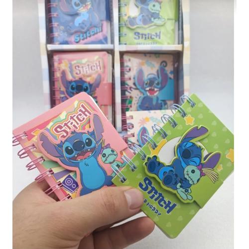 stitch kapaklı lüx mini not defteri notebook ajanda sevimli hediyelik model seçenekli 1adet