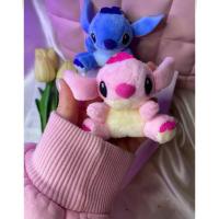 Stitch mini boy peluş anahtarlık pembe veya mavi renk seçeneği ile 1 adet