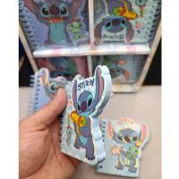 stitch mini not defter 3 boyutlu tasarımlı şık sevimli hediyelik defter renk seçenekli 1adet