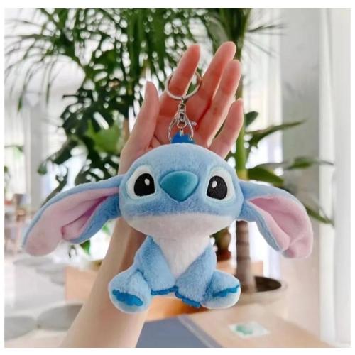 Stitch Sevimli Hediyelik Çanta Süsü Peluş Anahtarlık 12cm
