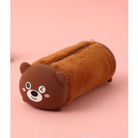 tırtıl tasarımlı yuvarlık peluş kalemlik sevimli kaliteli okul öncesi hediyelik kalemlik cüzdan