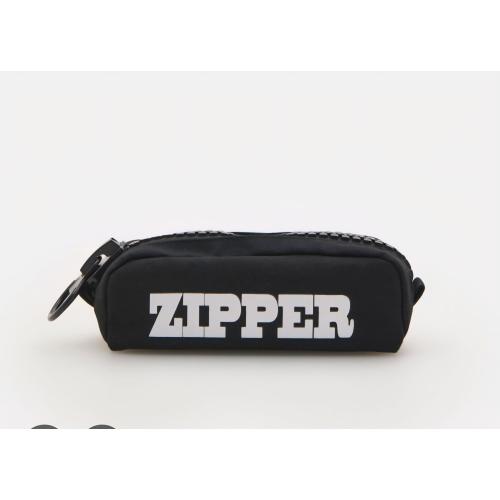 zipper siyah geniş  kapasiteli kalemlik büyük fermuarlı kaliteli kalem kutusu cüzdan